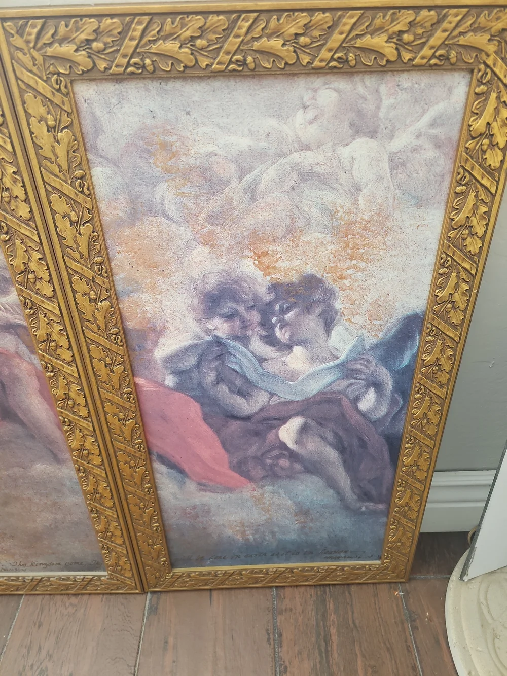 4-panel polyptych framed art set 60